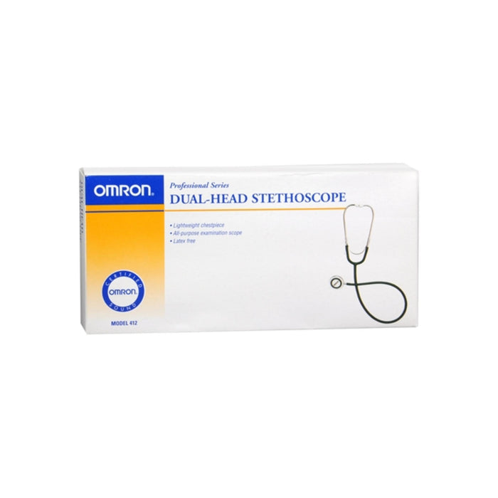 Omron Dual-Head Stethoscope 412BLK 1 Each