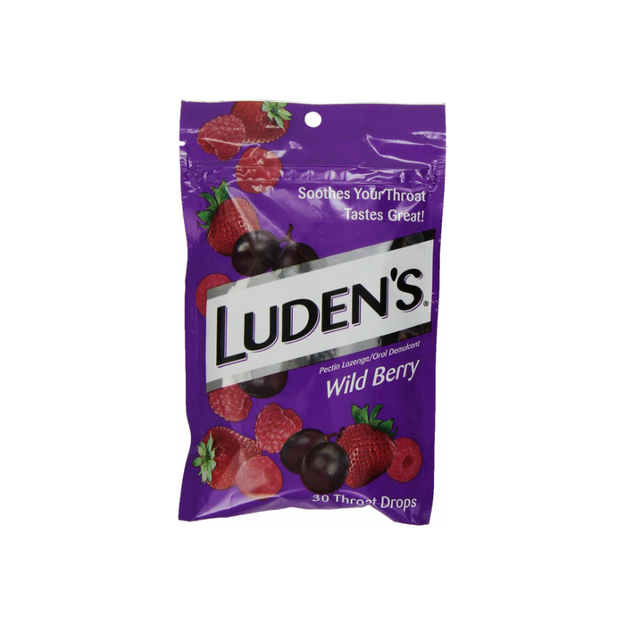 Luden's Throat Drops Wild Berry Assortment 30 ea