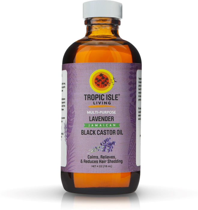 Tropic Isle Living Lavender Jamaican Black Castor Oil, 4 oz