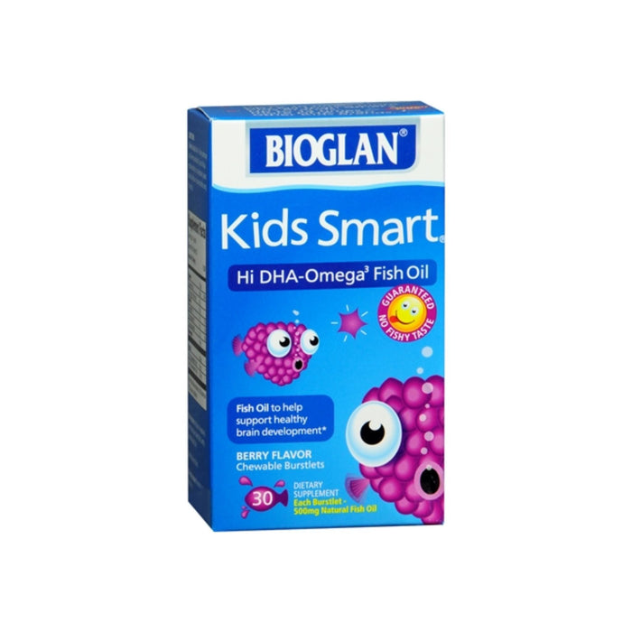 Bioglan Kids Smart Chewable Burstlets Berry Flavor 30 Caps