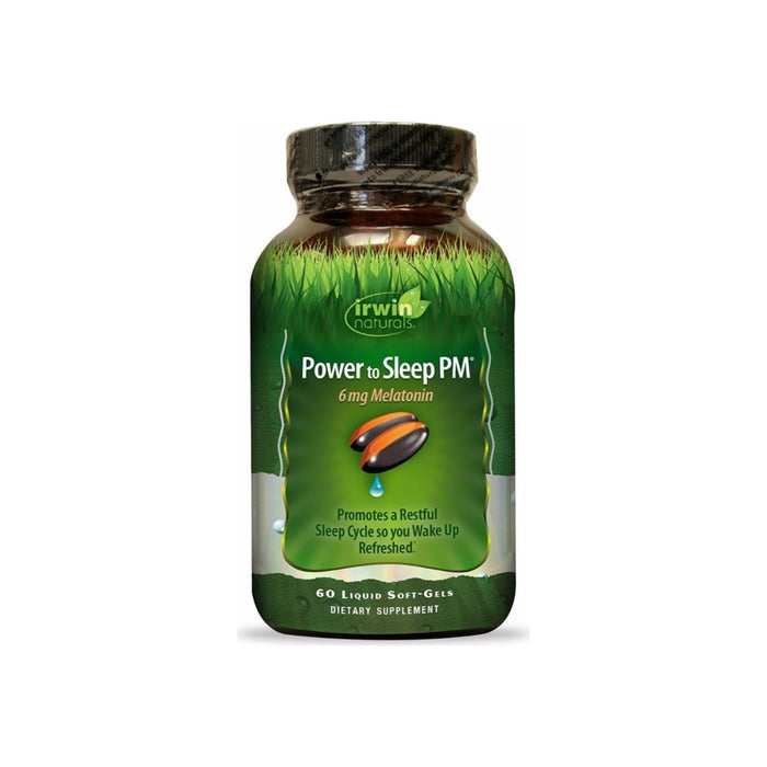 Irwin Naturals Power To Sleep PM Melatonin Supplement 60 ea