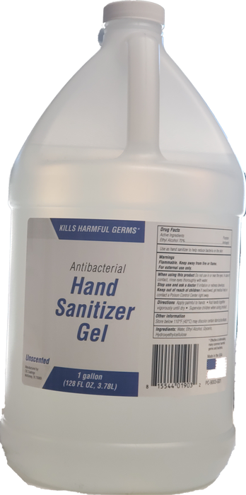 Hand Sanitizer Gel  1 Gallon Size