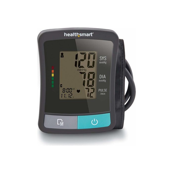 Standard Digital Arm Cuff  Wireless Portable Blood Pressure Gauge Kit Monitors for Pulse, Irregular Heartbeat, and High & Low Blood Pressure - 1 ea