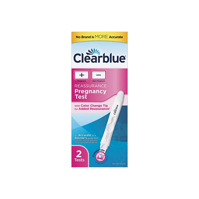 Clearblue  Reassurance Pregnancy Test with Color Change  2 ct