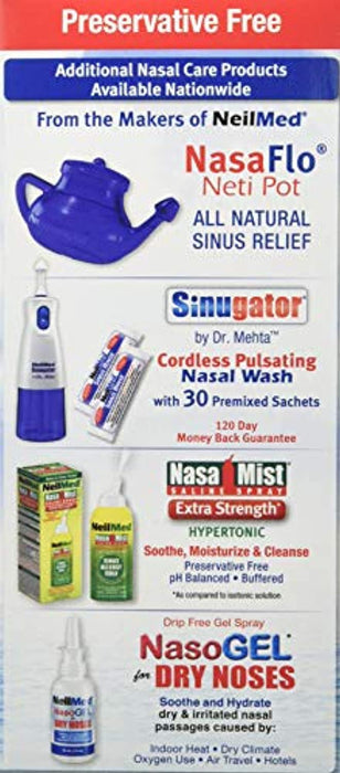 NeilMed Sinus Rinse All Natural Relief Premixed Refill Packets 100 Each