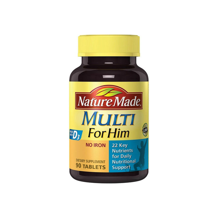 Nature Made Multi For Him 90 Tablets