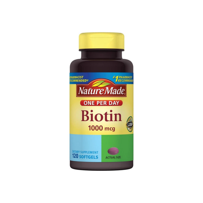 Nature Made Biotin 1000 mcg Softgels 120 ea