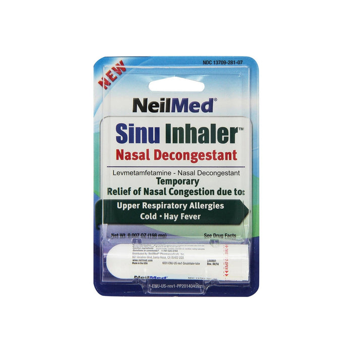NeilMed Sinu Inhaler Nasal Decongestant 0.007 oz. New Packaging