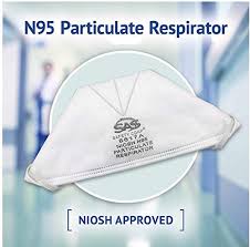 SAS N95 Flat Fold Particulate Respirator by Safety Corp