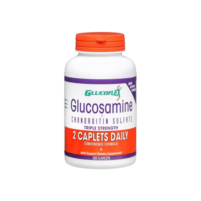 Glucoflex Glucosamine & Chondroitin Sulfate Dietary Supplement Caplets Triple Strength Caplets