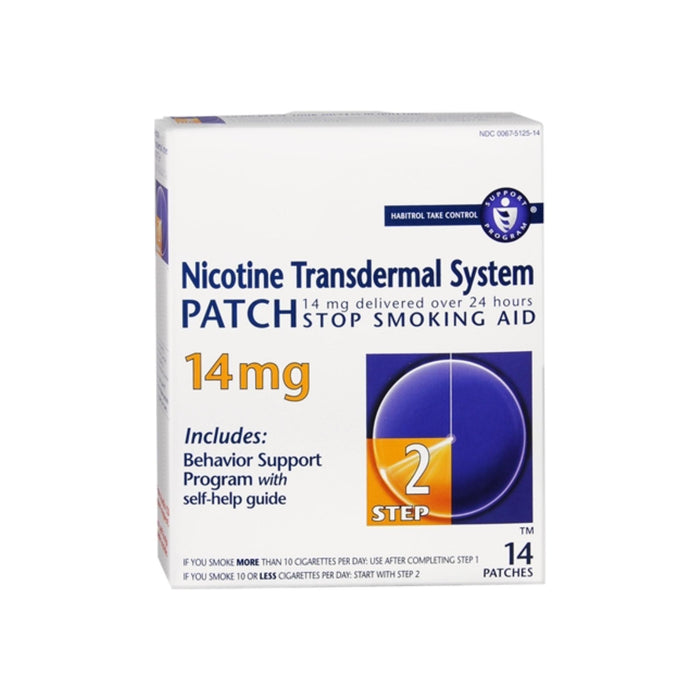 Novartis Nicotine Transdermal System Patch 14 mg [Step 2] 14 patches