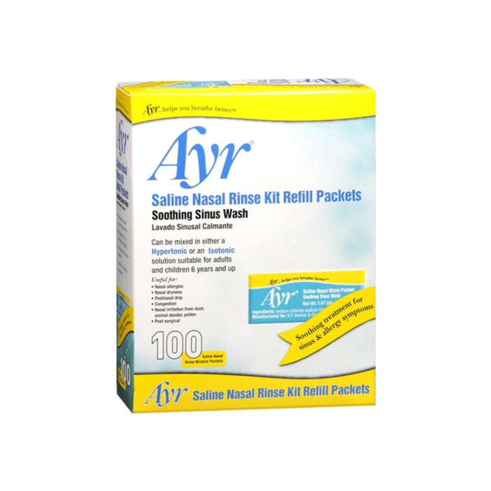 Ayr Sinus Rinse Refill Packets 100 Each