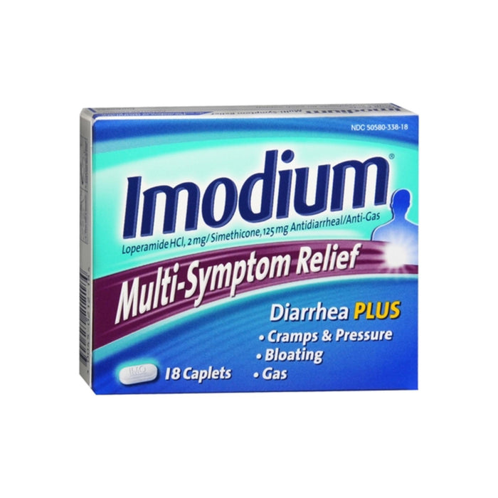 Imodium Multi-Symptom Relief Caplets 18 Caplets