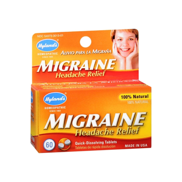 Hyland's Migraine Headache Relief Quick-Dissolving Tablets 60 Tablets