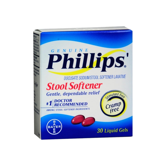 Phillips' Stool Softener Liquid Gels 30 Liquid Gels