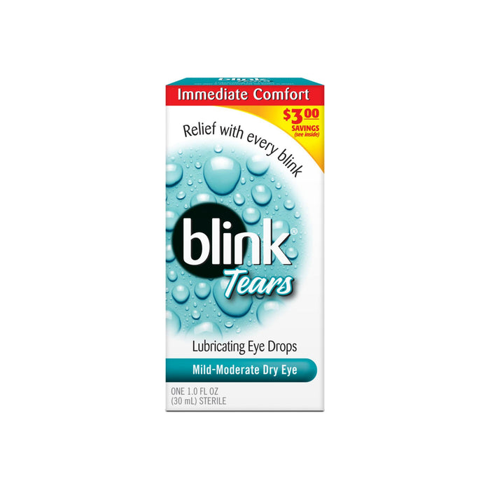 blink Tears Lubricating Eye Drops Mild-Moderate Dry Eye 30 mL