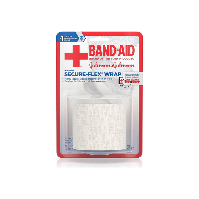 BAND-AID First Aid Secure-Flex Wrap, Medium 1 ea