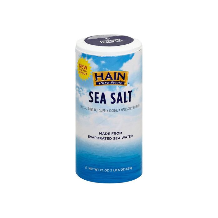 Hain Pure Foods Sea Salt 21 oz