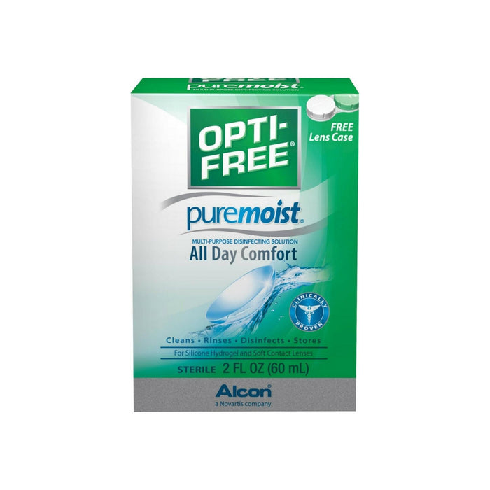 OPTI-FREE Pure Moist Multi-Purpose Disinfecting Solution, All Day Comfort 2 oz