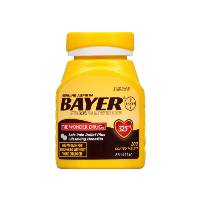 Bayer  325mg Aspirin 200 tabs