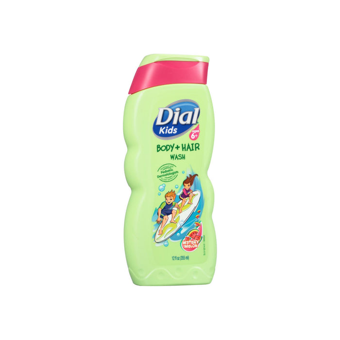 Dial Kids Body + Hair Wash, Watery Melon 12 oz