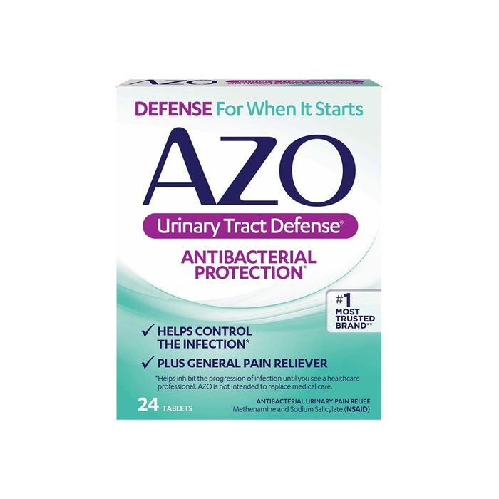 AZO Urinary Tract Defense Tablets, Antibacterial Protection 24 ea