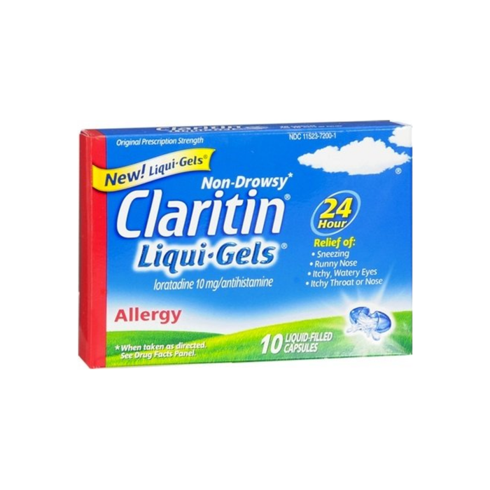 CLARITIN 24 Hour Allergy Liqui-Gels 10 ea
