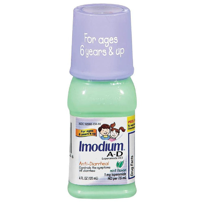 Imodium A-D Anti-Diarrheal Liquid, Mint Flavor 4 oz
