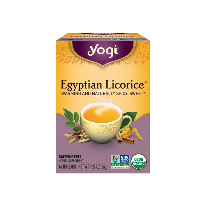 Yogi Egyptian Licorice Tea Bags 16 ea