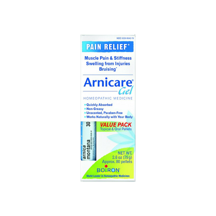 Boiron Arnicare Arnica Gel 2.60 oz Value Pack With Blue Tube