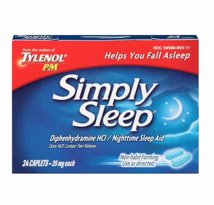 Simply Sleep Caplets 24 ea