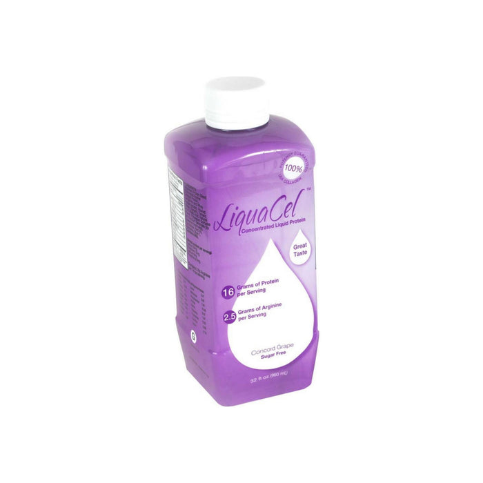 Liquacel Concentrated Liquid Protein, Sugar Free, Concord Grape 32 oz