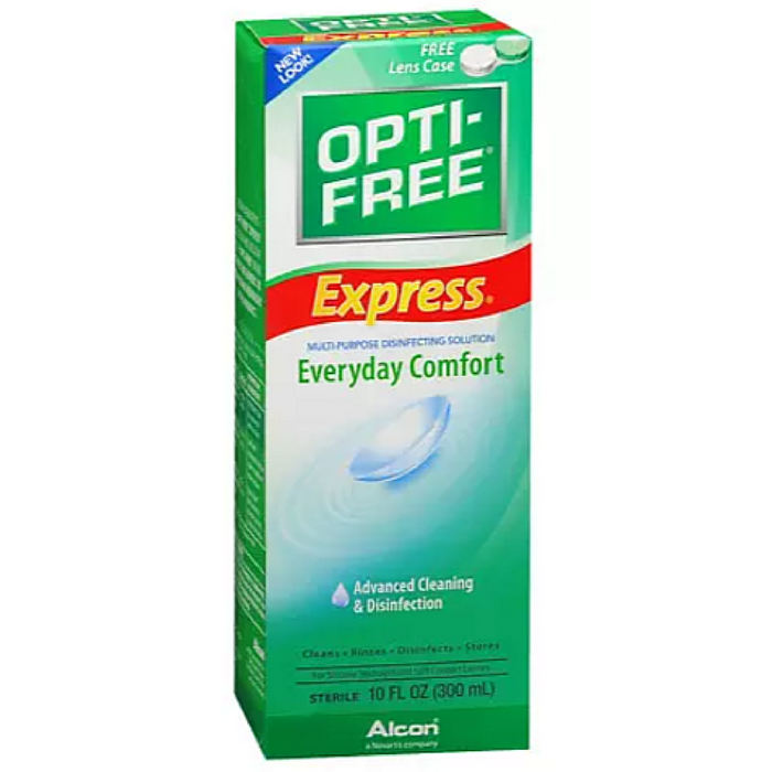 OPTI-FREE EXPRESS Everyday Comfort, Advanced Cleaning & Disinfection 10 oz
