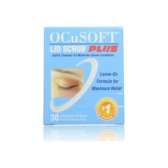 OCuSOFT Plus Eyelid Cleanser Pads 30 Each