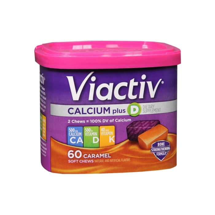 VIACTIV Calcium Plus D, Soft Chews, Caramel