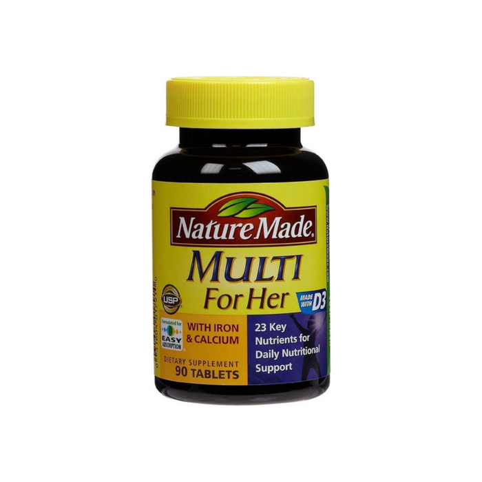 Nature Made Multi For Her with Iron & Calcium 90 ea