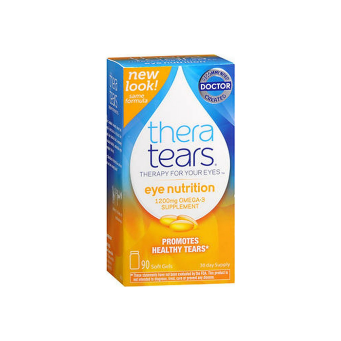 TheraTears Nutrition Dry-Eye Relief Capsules [Omega-3 Supplement] 90 ea