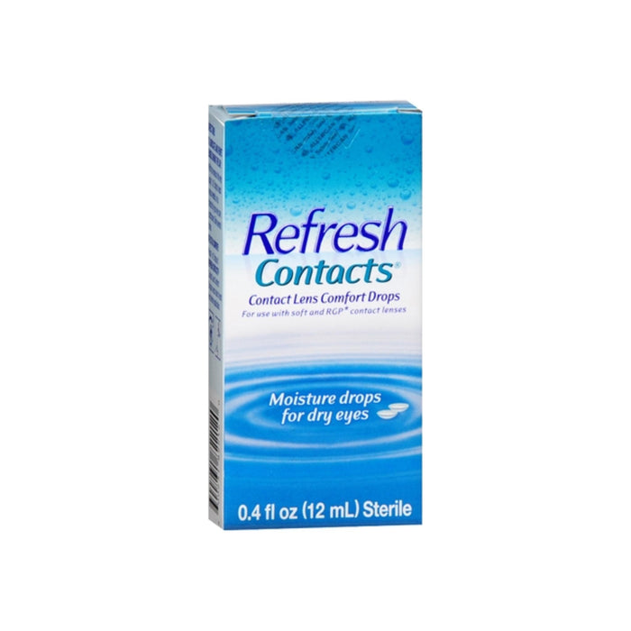 REFRESH Contacts Contact Lens Comfort Moisture Drops 0.40 oz