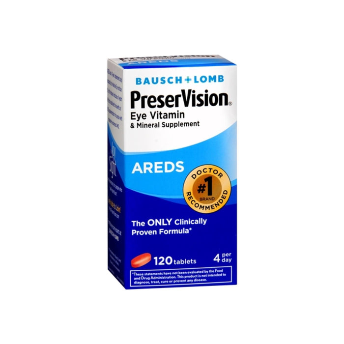 Bausch & Lomb PreserVision Tablets 120 Tablets