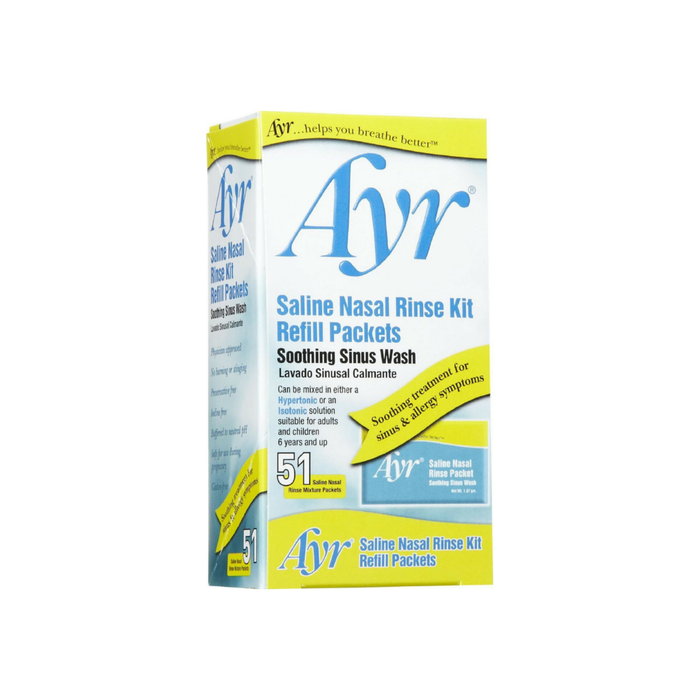 Ayr Sinus Rinse Kit Refill Packets 51 Each