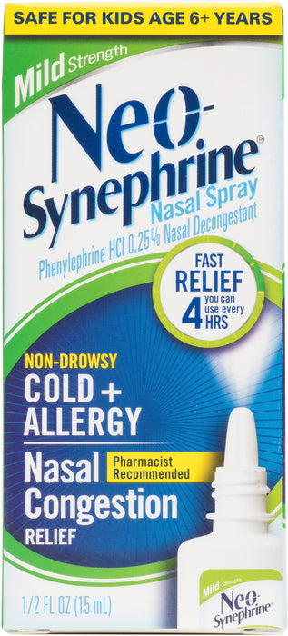 Neo-Synephrine Spray Mild 0.50 oz