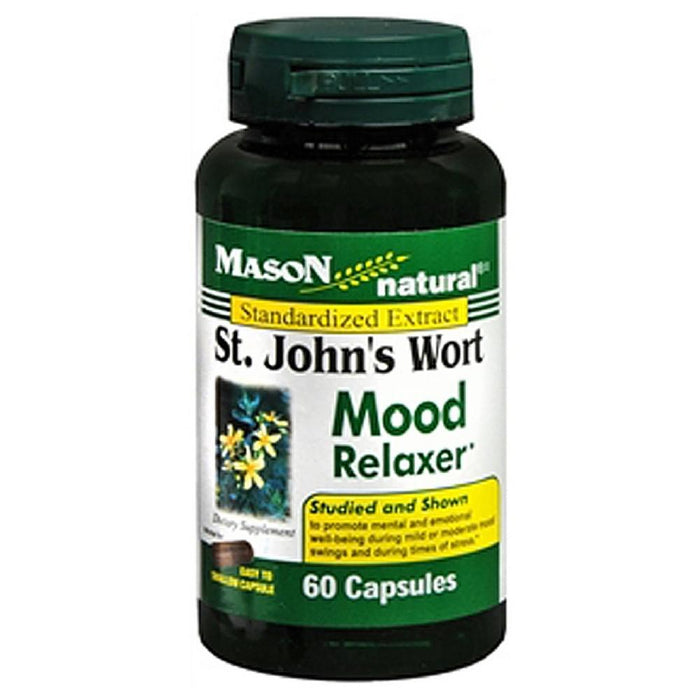 Mason Natural St. John's Wort Mood Relaxer Capsules 60 ea