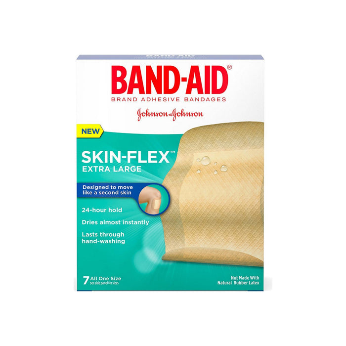 BAND-AID Skin-Flex Adhesive Bandages, Extra Large 7 ea