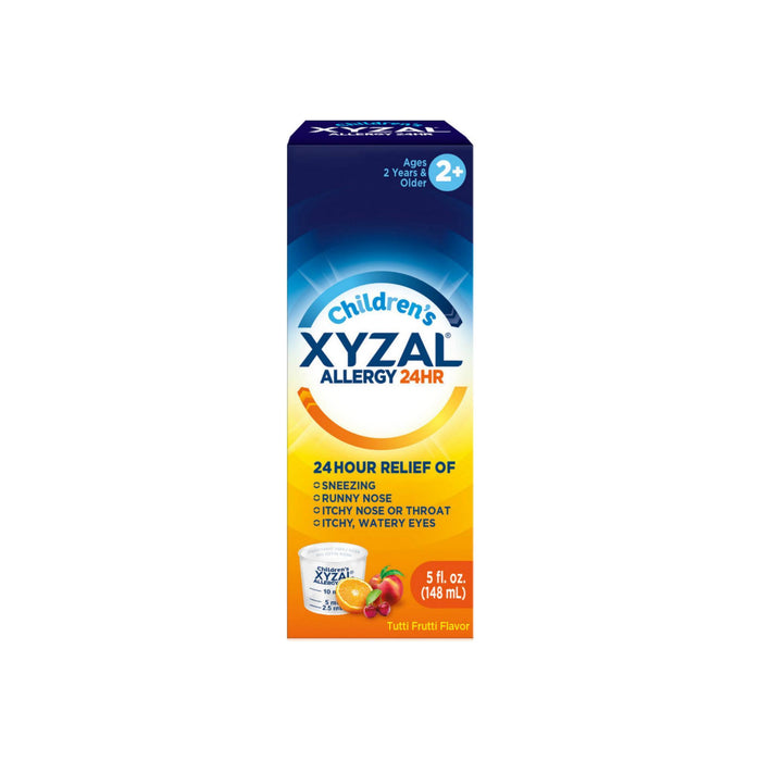 Xyzal Children's 24 Hour Allergy Relief Liquid, Tutti Frutti Flavor 5 oz