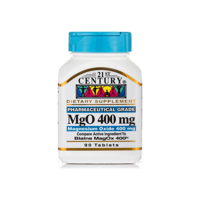 21st Century Magnesium Oxide Tablets 400 mg 90 ea