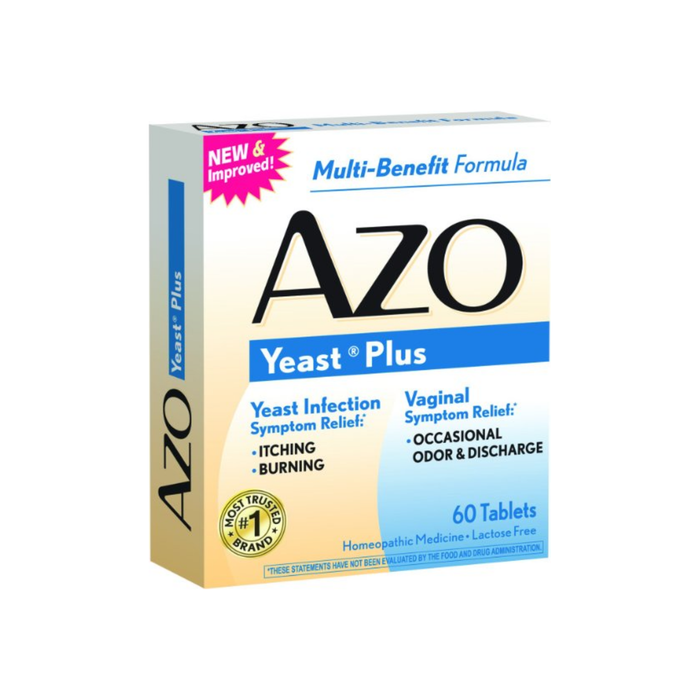 AZO Yeast Plus Tablets 60 ea