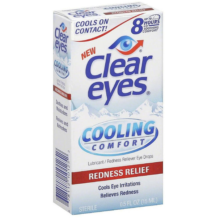 Clear Eyes Cooling Comfort Redness Relief Eye Drops 0.50 oz