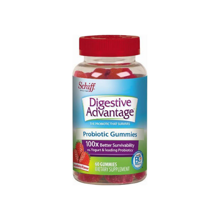 Digestive Advantage Strawberry Daily Probiotic Gummies, 60 ct