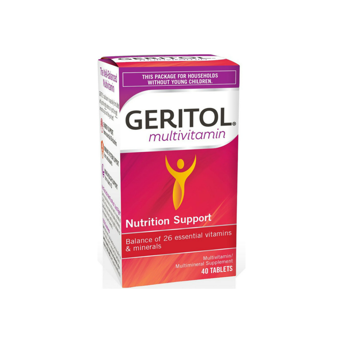 Geritol Multivitamin Nutrition Support 40 ea