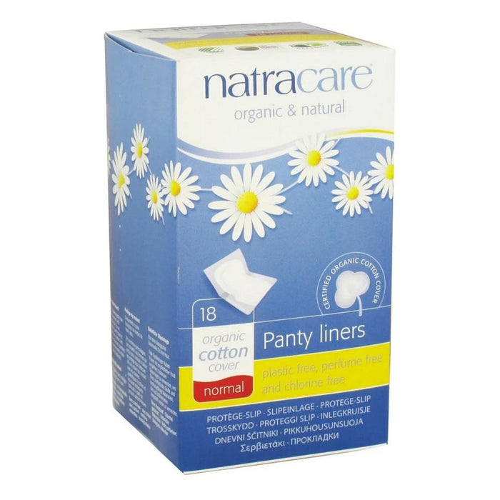 Natracare Organic Cotton Natural Panty Liners, Normal 18 ea